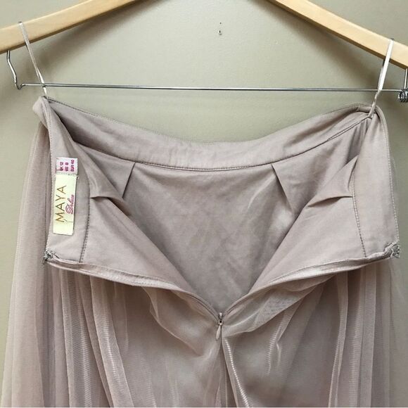 Maya Bluch Colored Flowing Tulle Skirt (8) - Picture 8 of 15